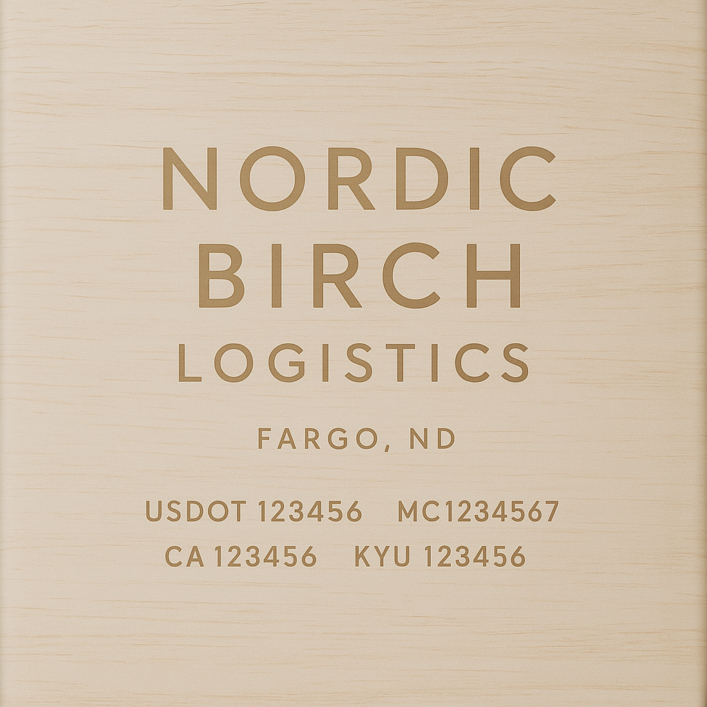 Custom Truck Door Decal Sticker Lettering with Trucking Name or Company Name, City & State, US DOT, MC, CA, KYU, GVW, VIN Sign (Set of 2)