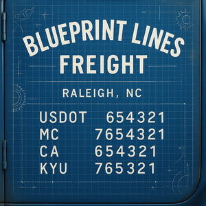 Custom Truck Door Decal Sticker Lettering with Trucking Name or Company Name, City & State, US DOT, MC, CA, KYU, GVW, VIN Sign (Set of 2)