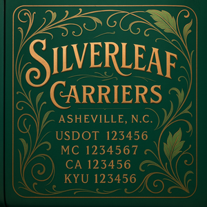 Custom Truck Door Decal Sticker Lettering with Trucking Name or Company Name, City & State, US DOT, MC, CA, KYU, GVW, VIN Sign (Set of 2)