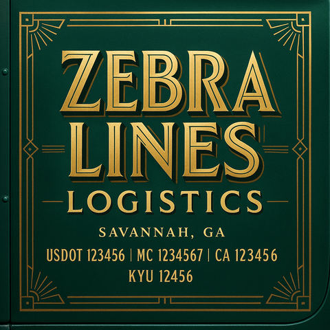 Custom Truck Door Decal Sticker Lettering with Trucking Name or Company Name, City & State, US DOT, MC, CA, KYU, GVW, VIN Sign (Set of 2)