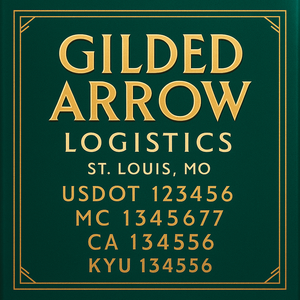 Custom Truck Door Decal Sticker Lettering with Trucking Name or Company Name, City & State, US DOT, MC, CA, KYU, GVW, VIN Sign (Set of 2)