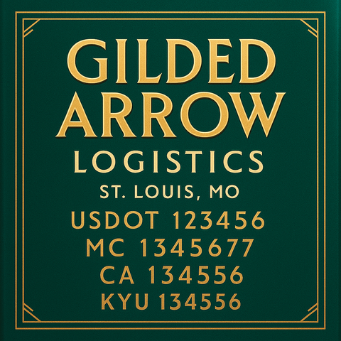 Custom Truck Door Decal Sticker Lettering with Trucking Name or Company Name, City & State, US DOT, MC, CA, KYU, GVW, VIN Sign (Set of 2)