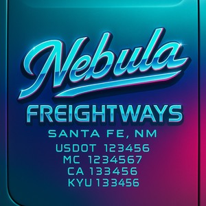 Custom Truck Door Decal Sticker Lettering with Trucking Name or Company Name, City & State, US DOT, MC, CA, KYU, GVW, VIN Sign (Set of 2)