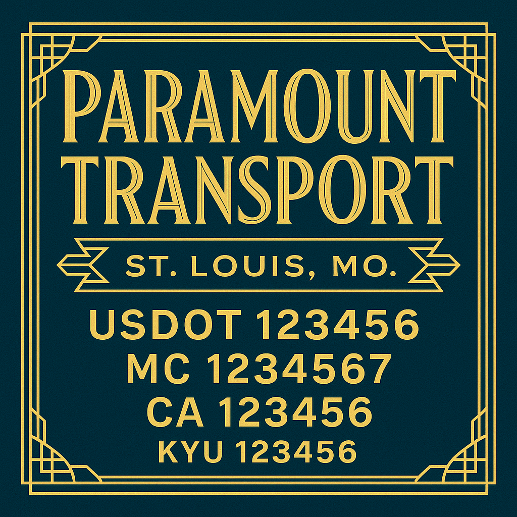 Custom Truck Door Decal Sticker Lettering with Trucking Name or Company Name, City & State, US DOT, MC, CA, KYU, GVW, VIN Sign (Set of 2)