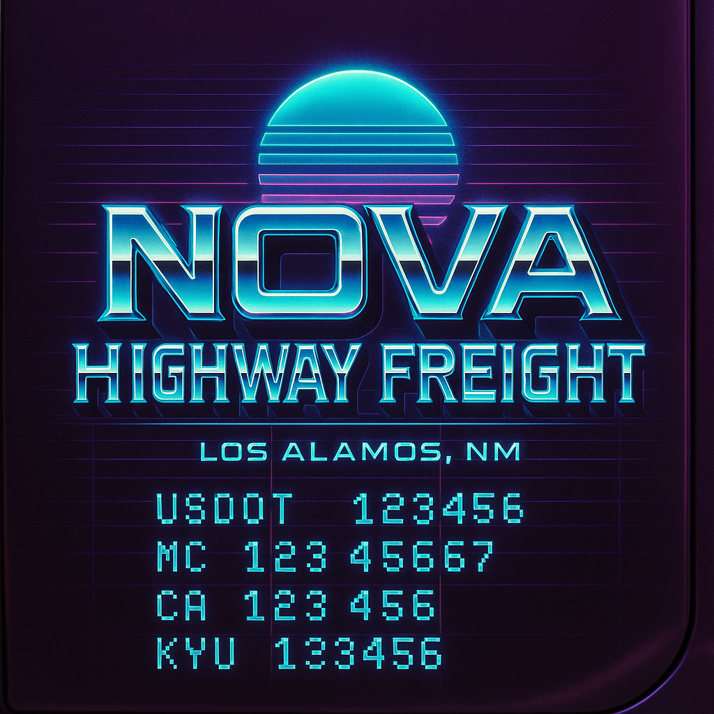 Custom Truck Door Decal Sticker Lettering with Trucking Name or Company Name, City & State, US DOT, MC, CA, KYU, GVW, VIN Sign (Set of 2)
