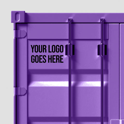 custom shipping container decals