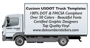 usdot truck decal stickers