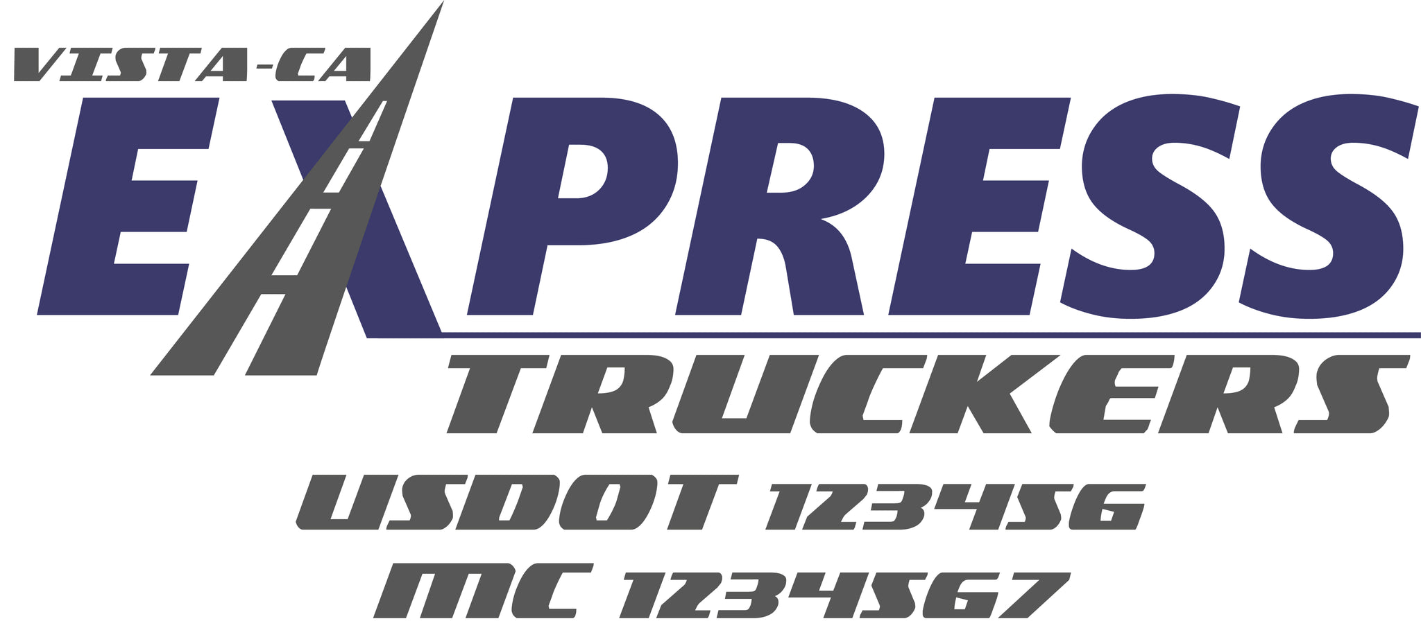  Truck Door Decal with USDOT & MC