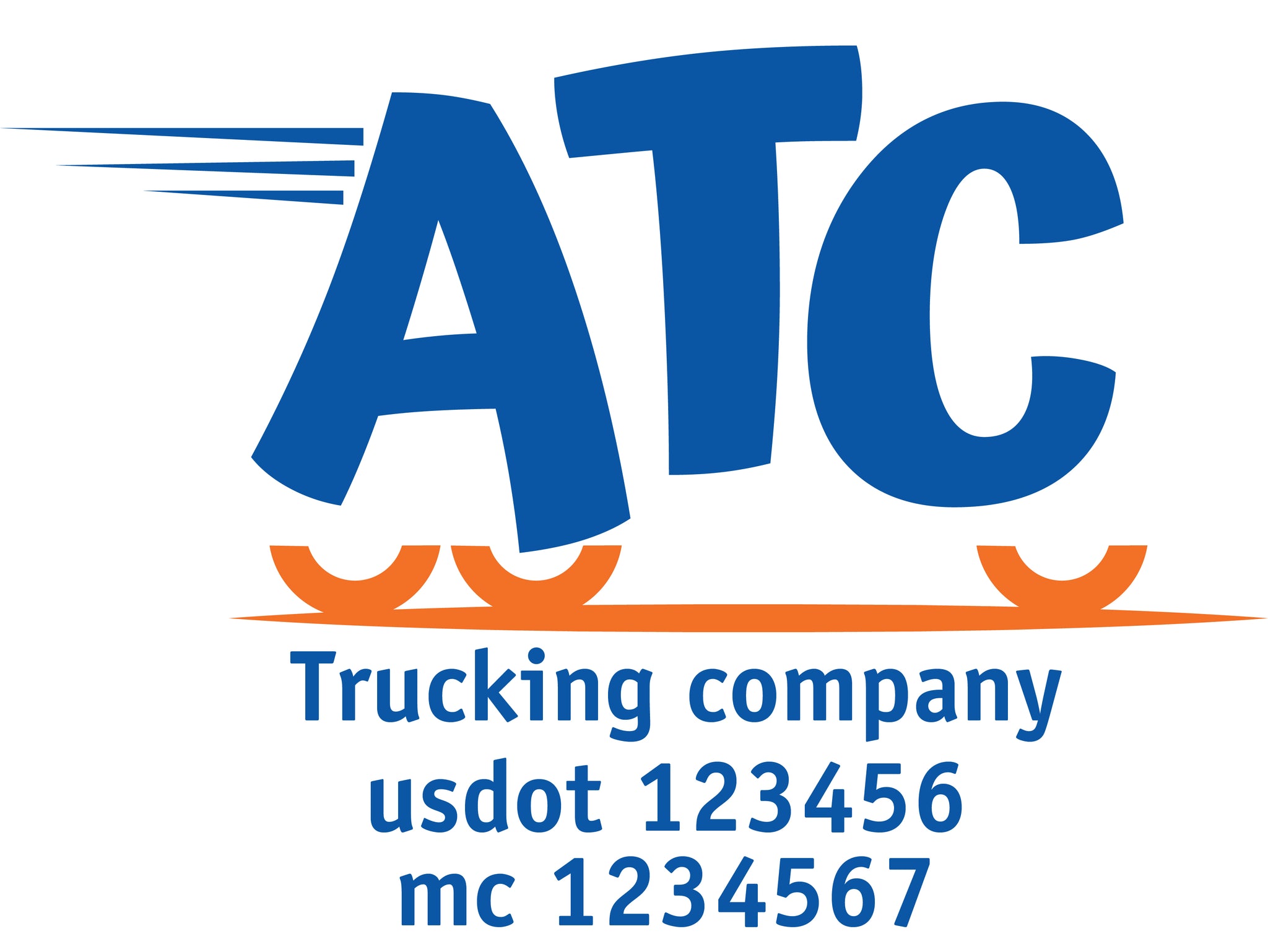  Truck Door Decal with USDOT & MC