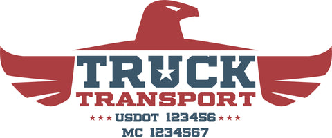  Truck Door Decal with USDOT & MC