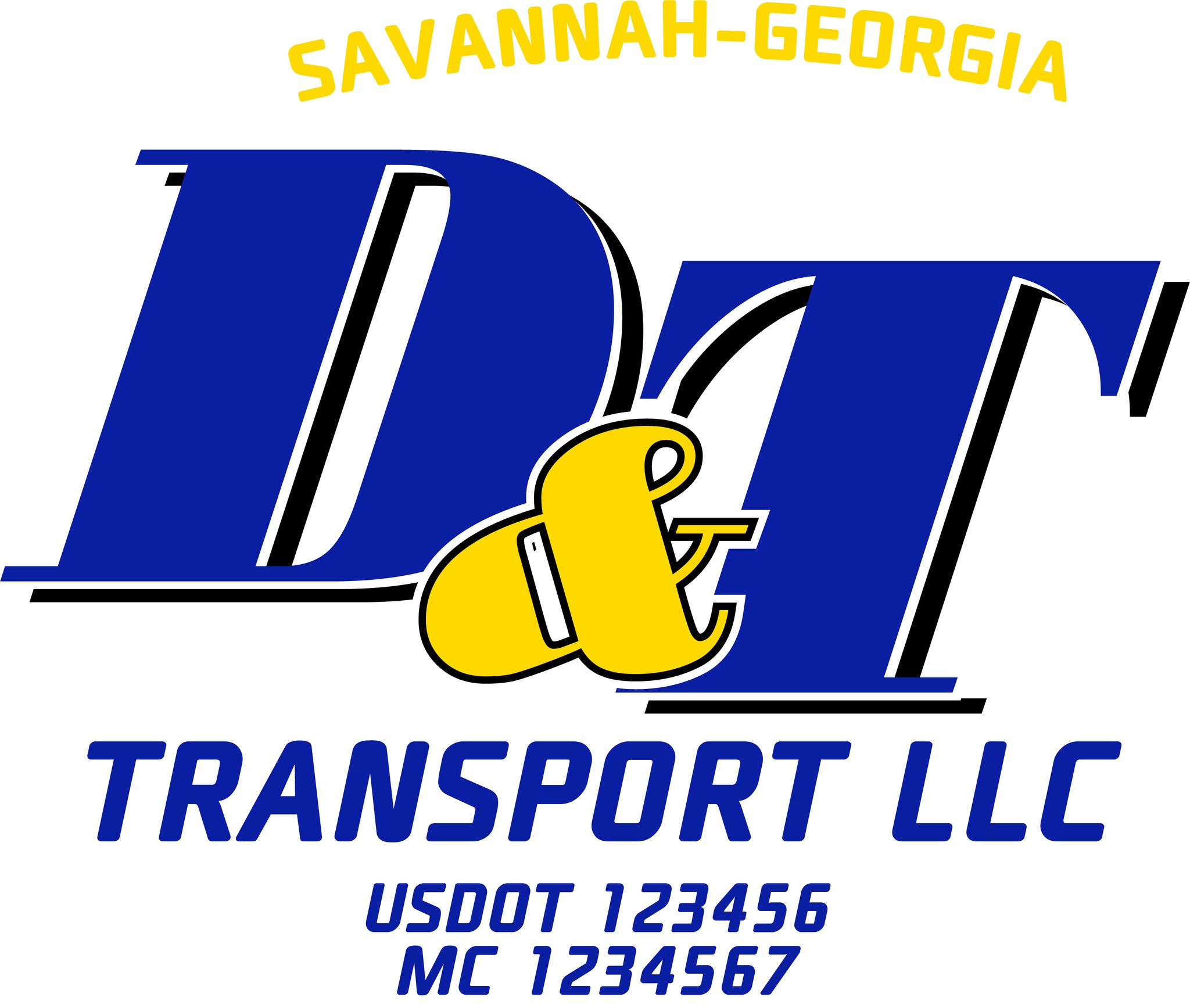  Truck Door Decal with USDOT & MC