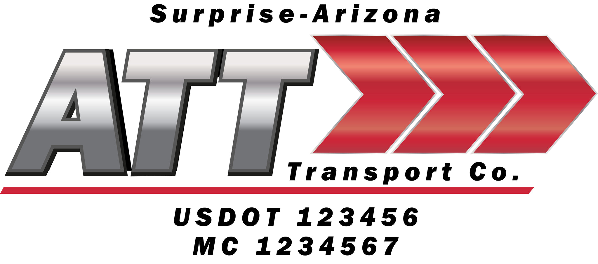  Truck Door Decal with USDOT & MC