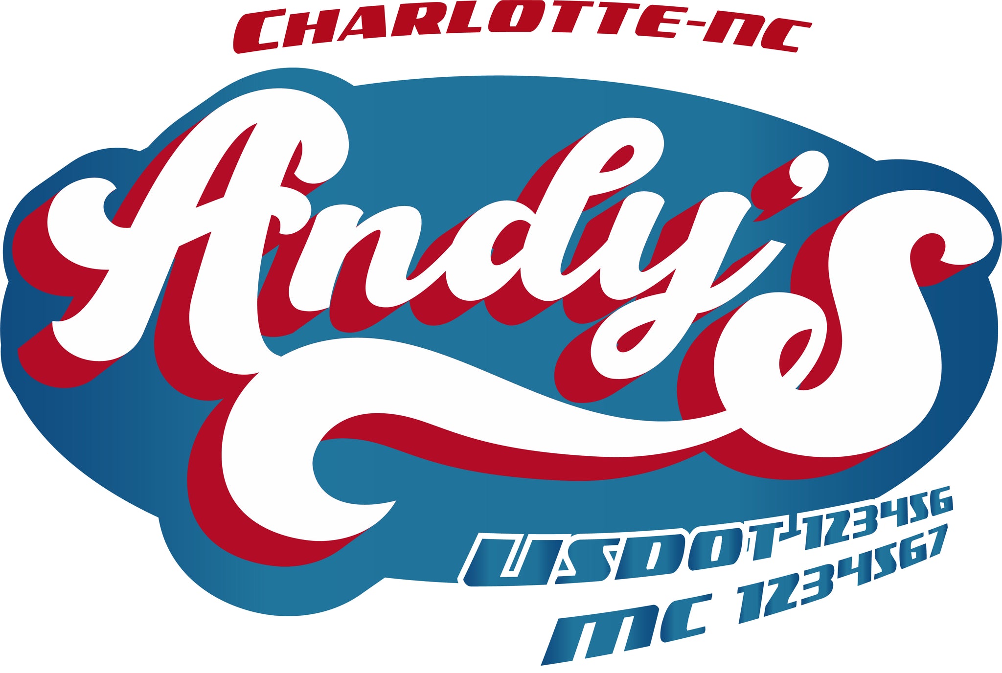  Truck Door Decal with USDOT & MC