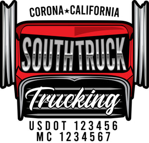  Truck Door Decal with USDOT & MC