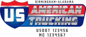  Truck Door Decal with USDOT & MC