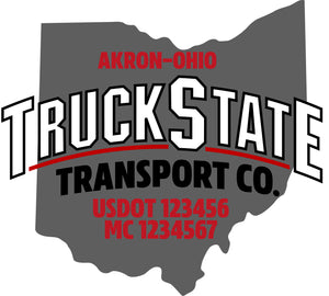  Truck Door Decal with USDOT & MC