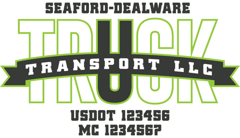  Truck Door Decal with USDOT & MC