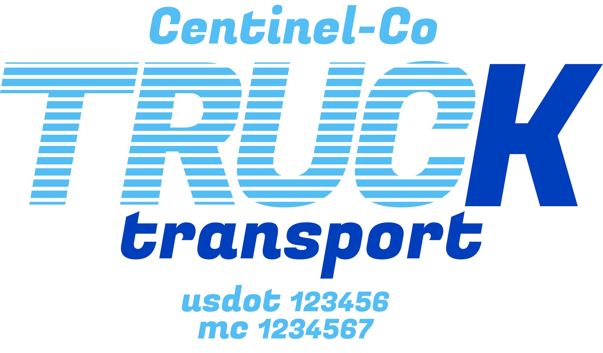  Truck Door Decal with USDOT & MC