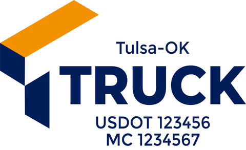  Truck Door Decal with USDOT & MC