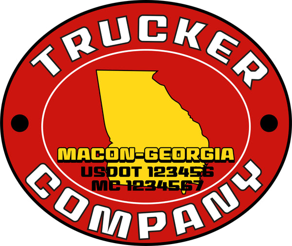  Truck Door Decal with USDOT & MC