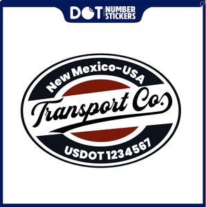  Truck Door Decal with USDOT & MC