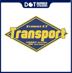  Truck Door Decal with USDOT & MC