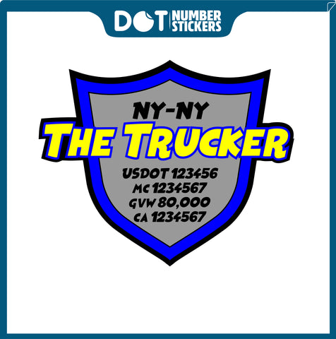  Truck Door Decal with USDOT & MC