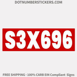 carb ein number decal