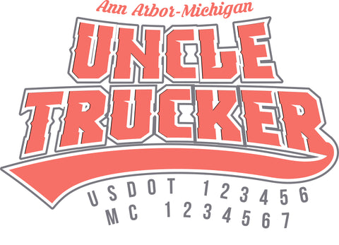  Truck Door Decal with USDOT & MC