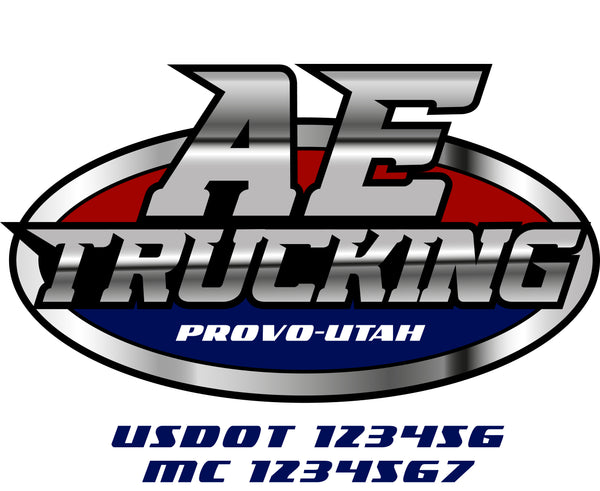  Truck Door Decal with USDOT & MC