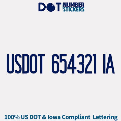 usdot sticker iowa