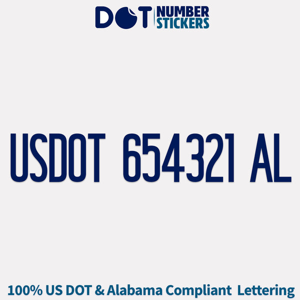 usdot decal alabama