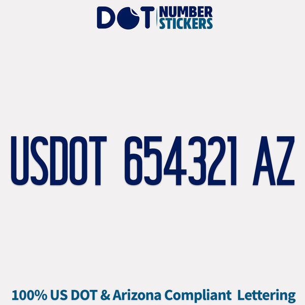 usdot sticker arizona