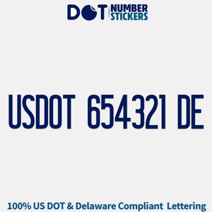 usdot sticker delaware