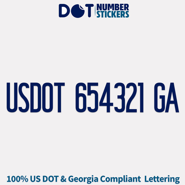 usdot sticker georgia