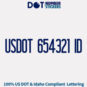 usdot sticker idaho