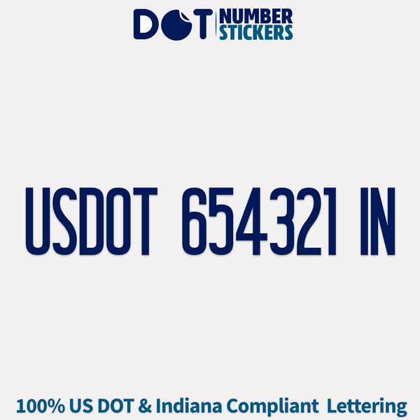 usdot decal indiana