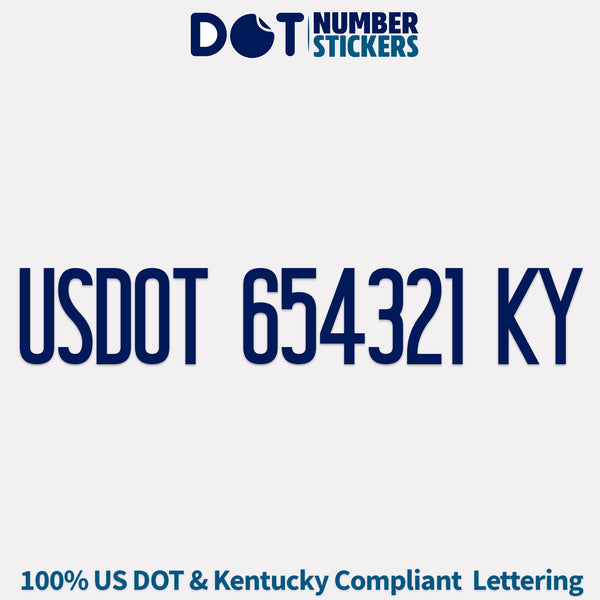 usdot sticker kentucky