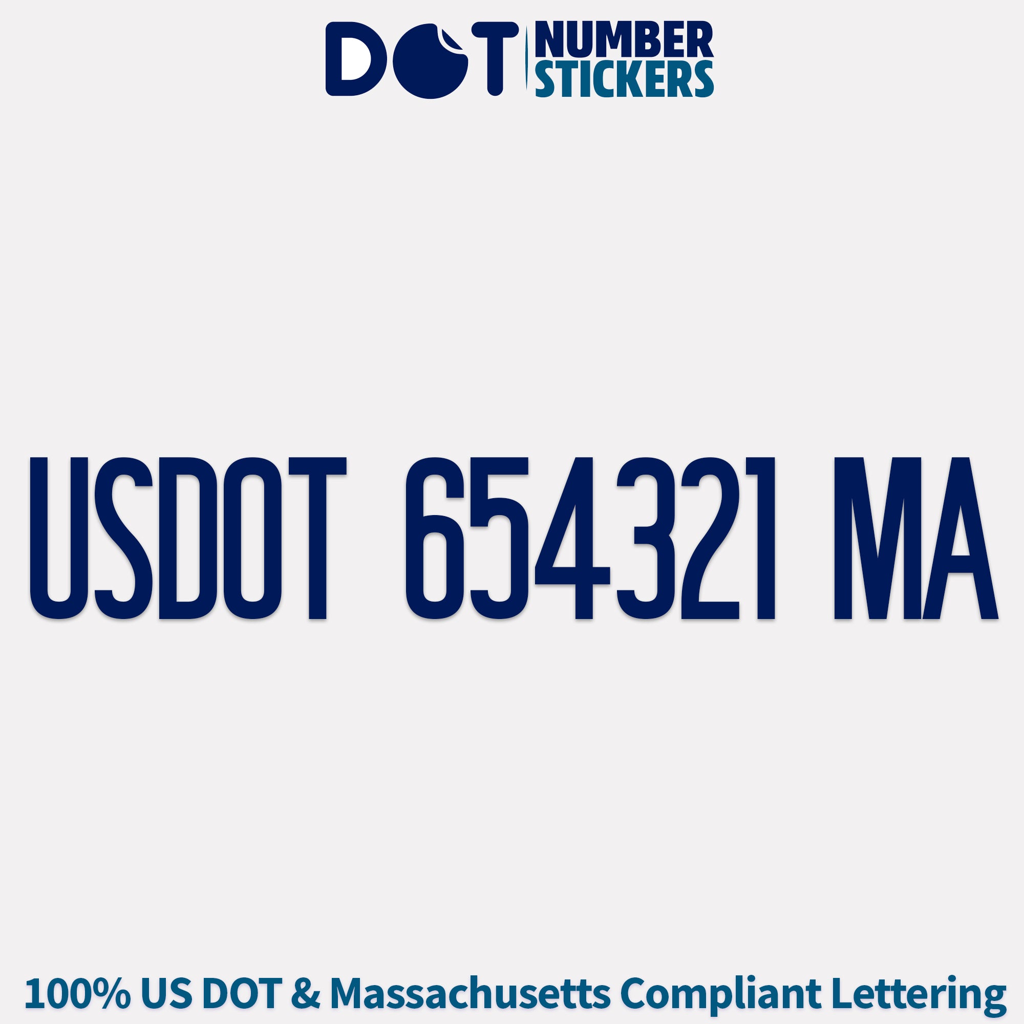 usdot sticker Massachusetts