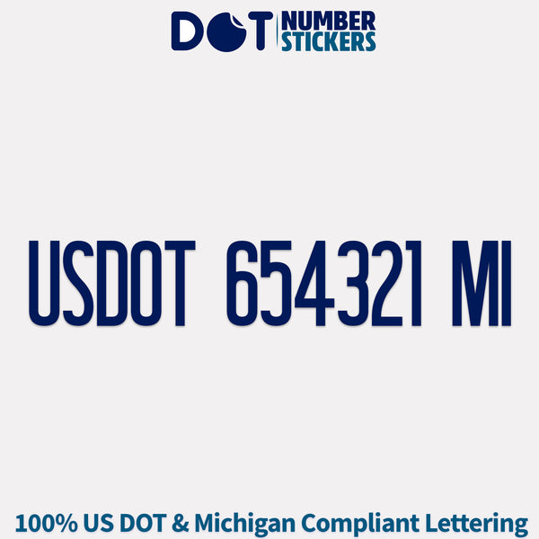 usdot sticker Michigan