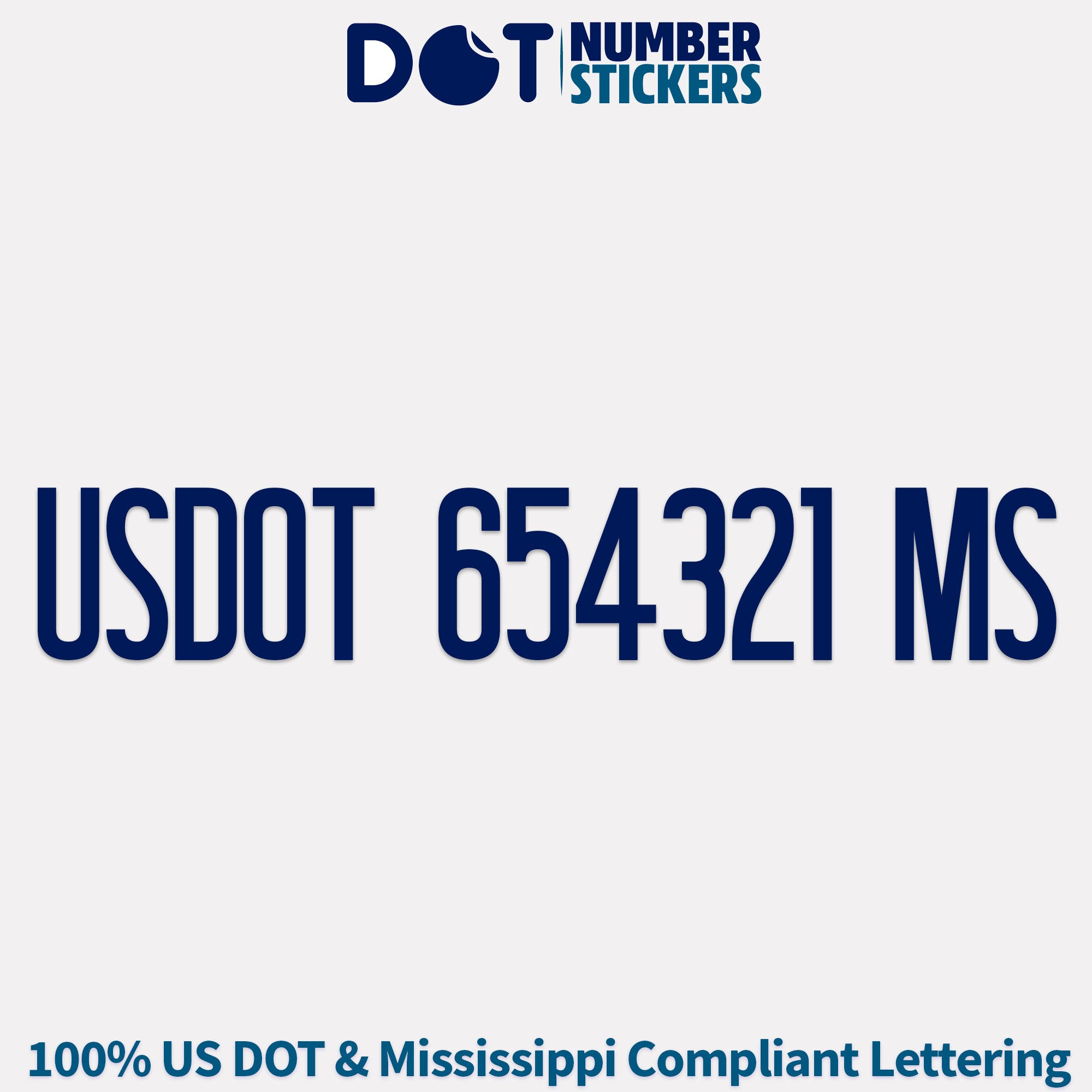usdot sticker Mississippi