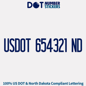 usdot sticker north dakota